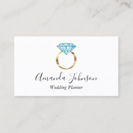 Diamond Ring Wedding Planner Visitekaartje