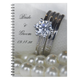 Diamond Rings and Pearls Wedding Notitieboek