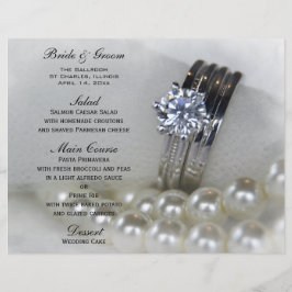 Diamond Rings en Pearls Wedding Menu