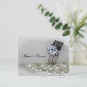 Diamond Rings en White Pearls Wedding (Staand voorkant)