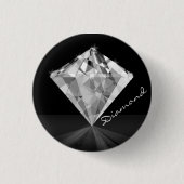 Diamond Ronde Button 3,2 Cm (Voorkant)