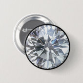 Diamond Ronde Button 5,7 Cm (Voorkant /achterkant)