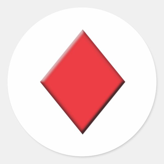 Diamond Ronde Sticker (Voorkant)