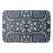 Diamond Roos & Denim Glam Bling Juwelen Badmat (Voorkant)
