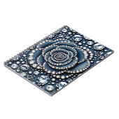 Diamond Roos & Denim Glam Bling Juwelen Notitieboek (Linkerzijde)
