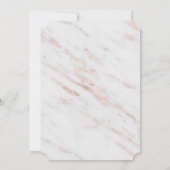 Diamond Roos Gold Marble First Heilige Communie Kaart (Achterkant)