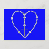 Diamond Rosary - Hail Mary Full of Grace Briefkaart (Voorkant)