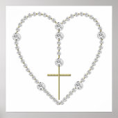 Diamond Rosary - Hail Mary Full of Grace Poster (Voorkant)