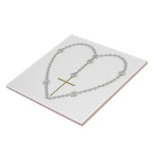 Diamond Rosary - Hail Mary Full of Grace Tegeltje (Zijkant)
