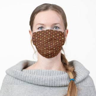 Diamond Rosewood I Cloth Face Mask Stoffen Mondkapje