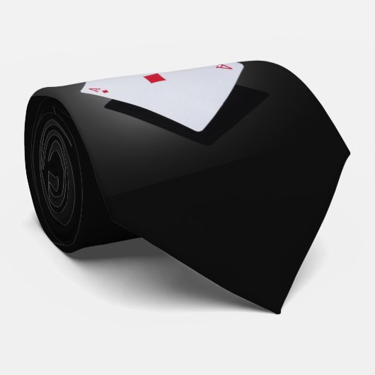 Diamond Royal Flush Stropdas (Opgerold)