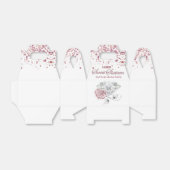 Diamond Roze Rose Goud Sweet Sixteen Bedankdoosjes (Uitgevouwen)