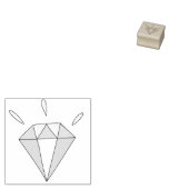 Diamond Rubber Stamp Rubberstempel (Gestempeld)