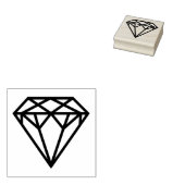 Diamond Rubberstempel (Gestempeld)