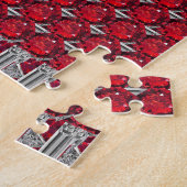Diamond Ruby Gemstone Art, rood Legpuzzel (Zijkant)