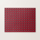 Diamond Ruby Gemstone Art, rood Legpuzzel (Horizontaal)