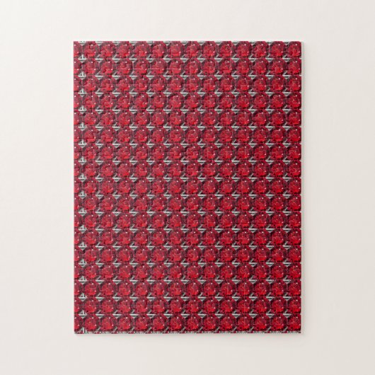 Diamond Ruby Gemstone Art, rood Legpuzzel (Verticaal)