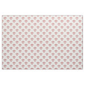 Diamond - Ruby op White Stof (Yard (91,4 cm))