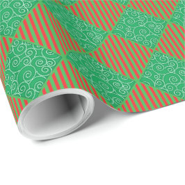 Diamond Shape Holiday Wrapping Paper Cadeaupapier