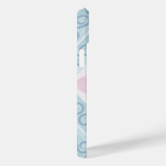 diamond shaped blue pattern Case-Mate iPhone case (Achterkant / Rechts)