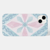 diamond shaped blue pattern Case-Mate iPhone case (Achterkant (horizontaal))