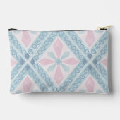 diamond shaped blue pattern etui (Achterkant)