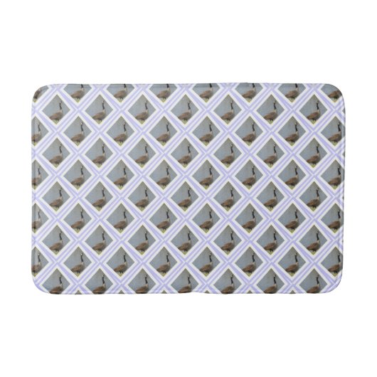 Diamond Shaped goose via Pond Bath Mat (Voorkant)