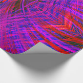 Diamond-Shaped Neon Pattern Cadeaupapier (Hoek)