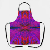 Diamond-Shaped Neon Pattern Schort (Voorkant)