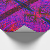 Diamond-Shaped Neon Pattern Trio Cadeaupapier (Hoek)