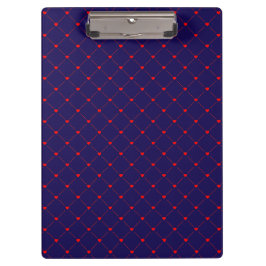 Diamond Shaped Red Heart & Line Art Klembord