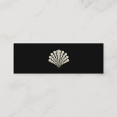 Diamond Shell Mini Visitekaartje (Achterkant)
