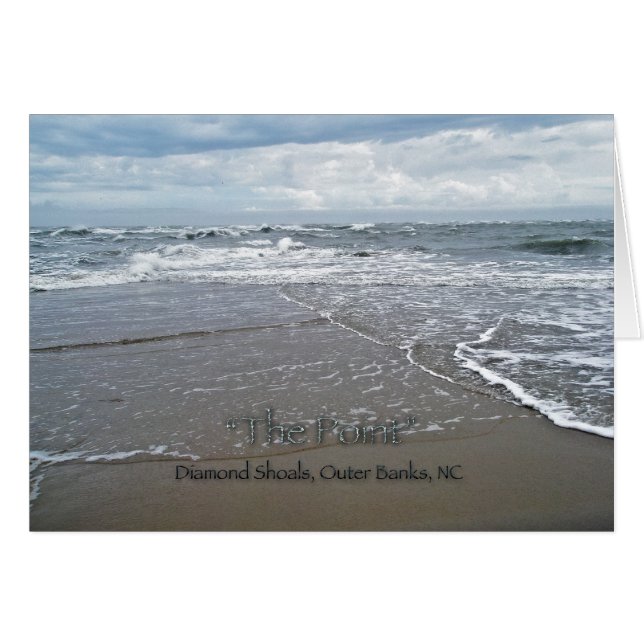 Diamond Shoals "The Point" OBX North Carolina (Voorkant Horizontaal)