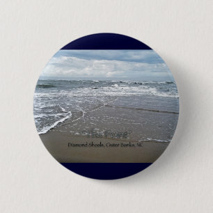Diamond Shoals "The Point" OBX North Carolina Ronde Button 5,7 Cm