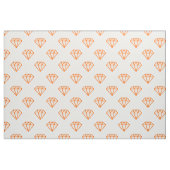 Diamond - Sinaasappel op wit Stof (Fat Quarter)