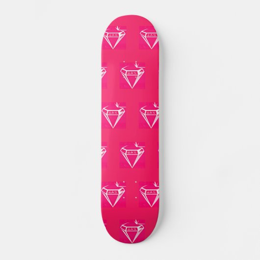 Diamond Skateboard beroemd gemaakt door HAS Jewels (Voorkant)