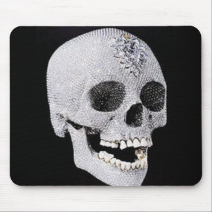 Diamond skull-product muismat