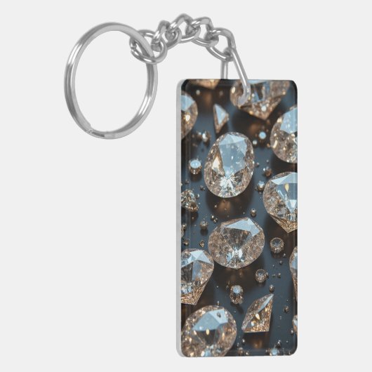 Diamond Sleutelhangers ziet er uit als echte diama (Voorkant Links)