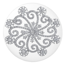 Diamond Snowflake Ceramic Pull Keramische Knop