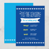 Diamond Snowflake Whoville Holiday Invitation Kaart (Voorkant / Achterkant)