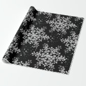 Diamond Snowflakes Cadeaupapier (Uitgerold)
