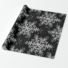Diamond Snowflakes Cadeaupapier