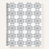 Diamond Snowflakes Notitieboek (Voorkant)