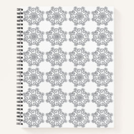 Diamond Snowflakes Notitieboek