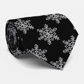 Diamond Snowflakes Stropdas (Opgerold)