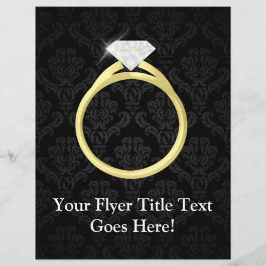 Diamond Solitaire Ring Flyer (Voorkant)