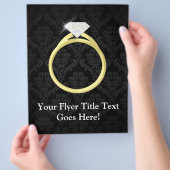 Diamond Solitaire Ring Flyer (Hand)