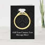 Diamond Solitaire Ring Kaart (Voorkant)