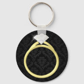 Diamond Solitaire Ring Sleutelhanger (Voorkant)