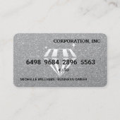 Diamond Sparkle | Glitterij | Credit Kaart Visitekaartje (Voorkant)